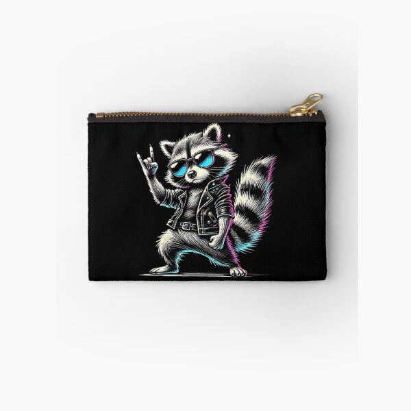 Item preview, Retro Raccoon Rock Music Funny Gift For Men Women Kids designed and sold by SteveAllentc.