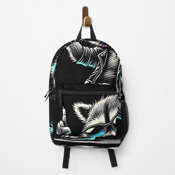 Item preview, Retro Raccoon Rock Music Funny Gift For Men Women Kids designed and sold by SteveAllentc.