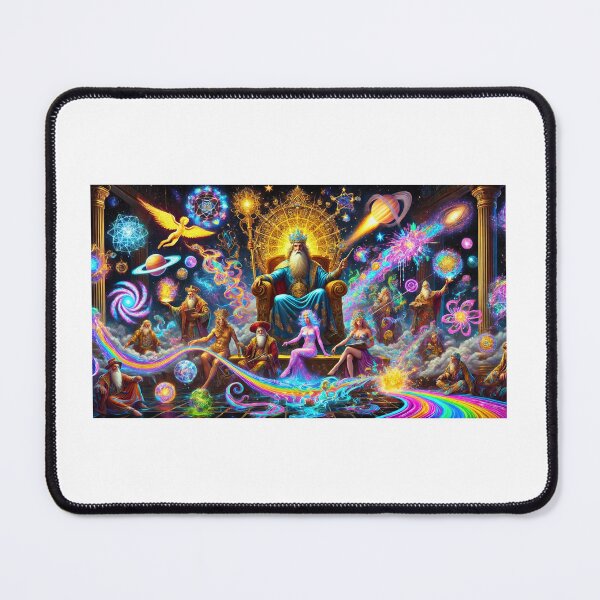 Item preview, Divine Cosmic Council - Celestial Mythology Fantasy Art designed and sold by Bbjreed.