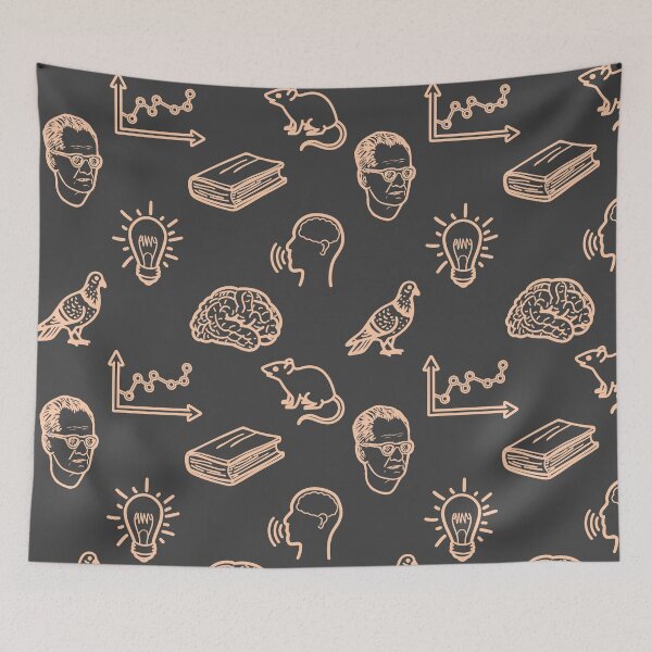 Item preview, Icons of Behaviorism- Peach/Gray designed and sold by KaleidoscopeBA.