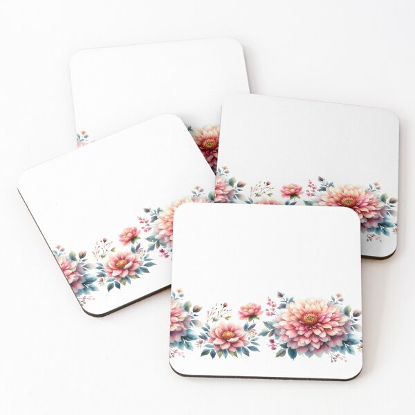 Item preview, Dahlia watercolor flower Garden  designed and sold by Charmy Design.