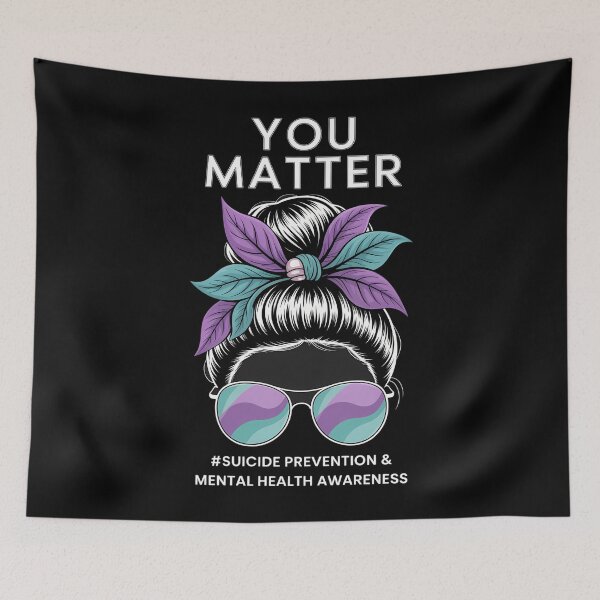 Item preview, You Matter, Suicide Prevention And Mental Health Awareness designed and sold by Sea4Adventures.