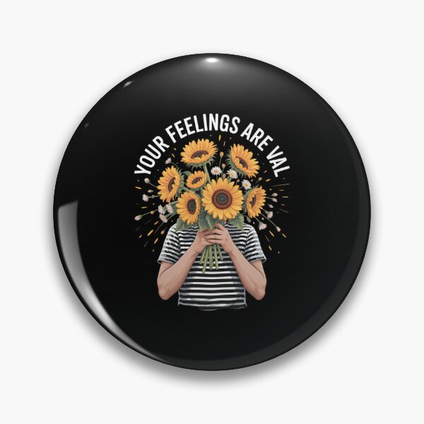 Item preview, Your Feelings Are Valid Sunflower Mental Health Awareness designed and sold by Sea4Adventures.