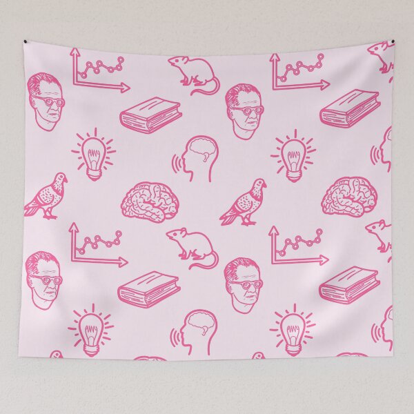Item preview, Icons of Behaviorism- Pink/Pink designed and sold by KaleidoscopeBA.