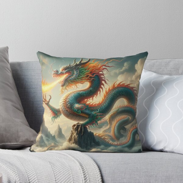 Item preview, colorful mystical fantasy dragon in the clouds,Legendary Animals,Dragons Breathing Fire Phone Cases,dragon art designed and sold by Expressions-Sel.