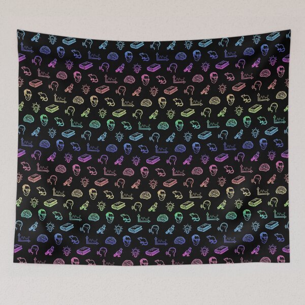 Item preview, Behaviorism Pattern Black and Light Spectrum designed and sold by KaleidoscopeBA.