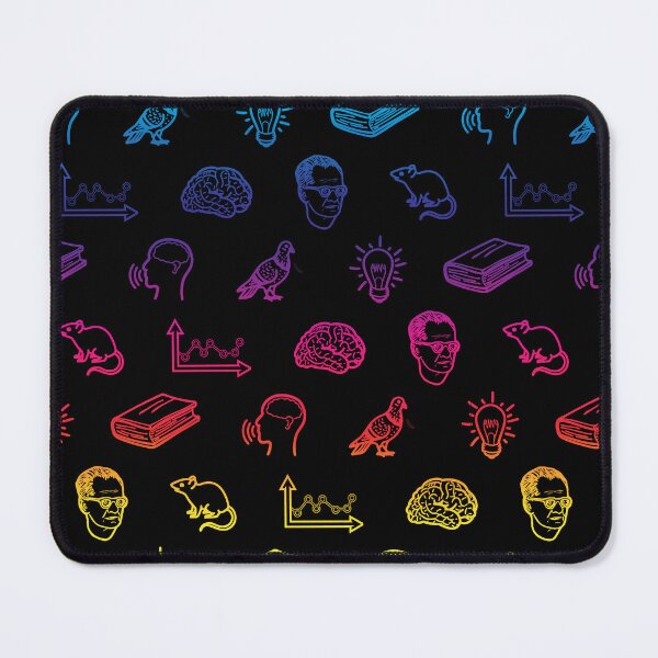 Item preview, Behaviorism Pattern Black and Rainbow designed and sold by KaleidoscopeBA.