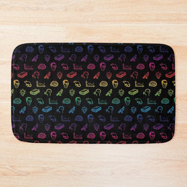 Item preview, Behaviorism Pattern Black and Rainbow designed and sold by KaleidoscopeBA.