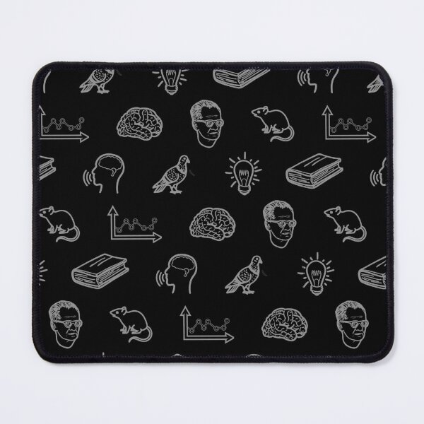 Item preview, Behaviorism Pattern Black and Gray designed and sold by KaleidoscopeBA.