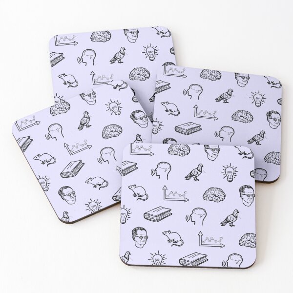 Item preview, Behaviorism Pattern Black/Lavender designed and sold by KaleidoscopeBA.