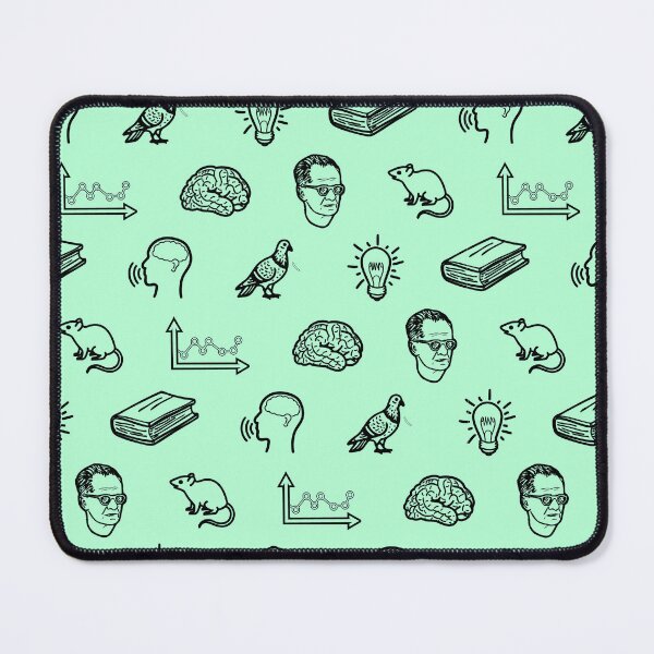 Item preview, Behaviorism Pattern Black/Mint designed and sold by KaleidoscopeBA.
