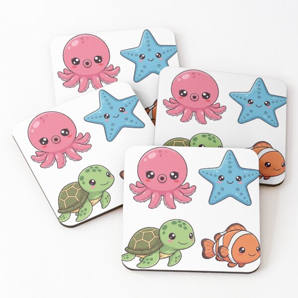 Item preview, Cute Ocean Animal | Adorably Aquatic and Playfully Marine Graphic designed and sold by Tw1nsAIArt.