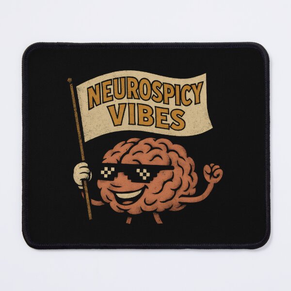 Item preview, neurodivergent meaning: Neurospicy Vibes designed and sold by DemureArtsy.