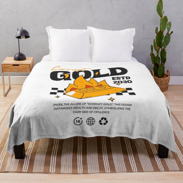 Item preview, Corrupt Gold – Wealth and Decay Illustration designed and sold by HasHs.