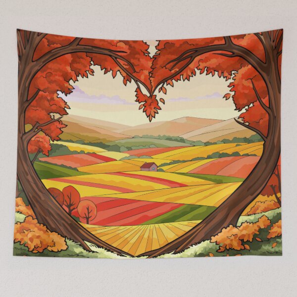 Item preview, Heart of Autumn Fields designed and sold by HSE1.