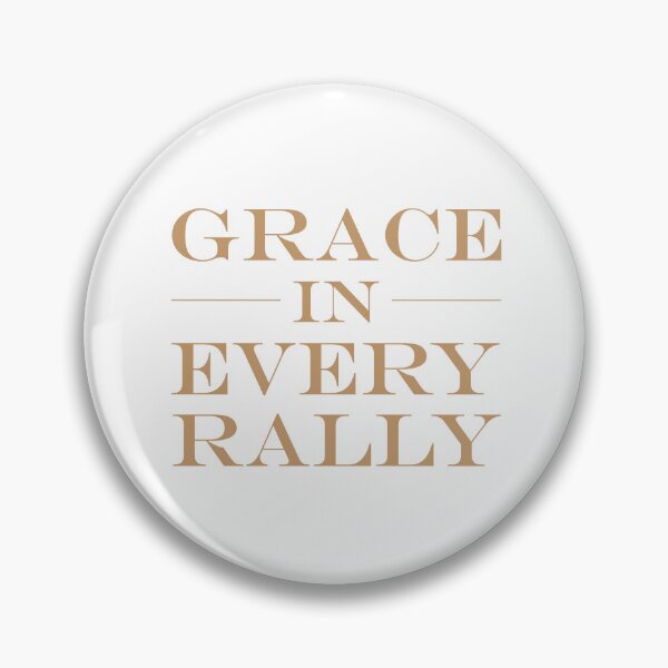 Item preview, Grace in Every Rally Motivational Racket Sports Quote Design designed and sold by Schmoopshipops.