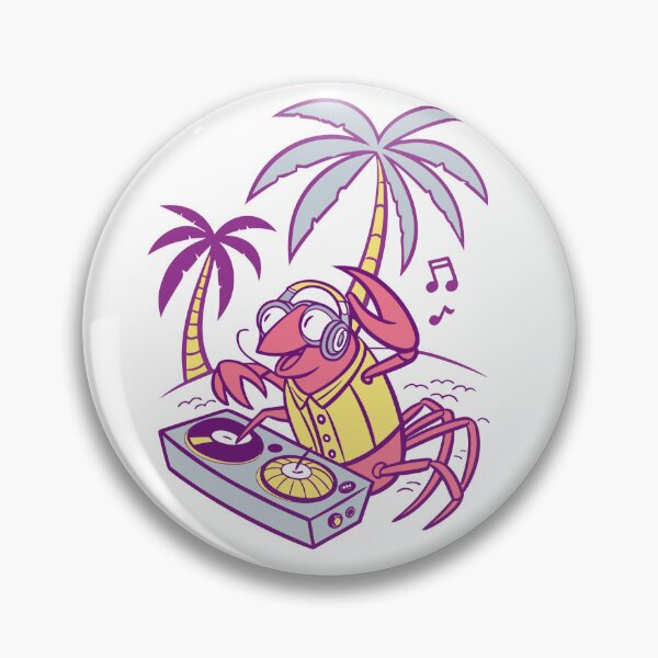 Item preview, Cangrejo DJ con tocadiscos designed and sold by MrArtist Shop.