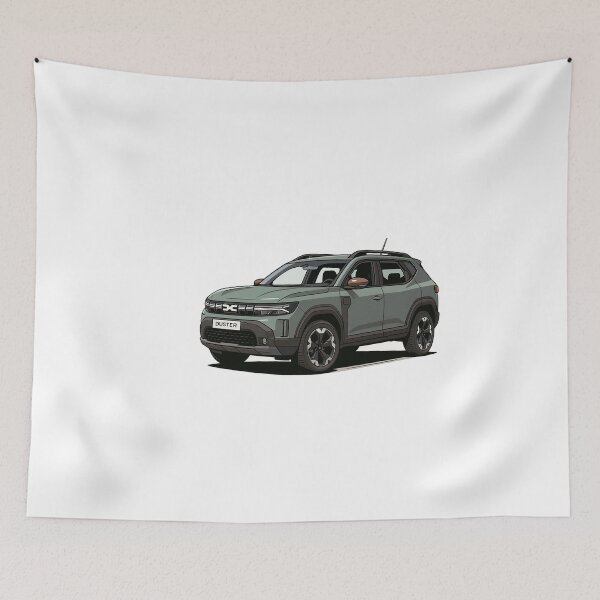 Item preview, Dacia Duster Lichen Kaki designed and sold by Woreth.