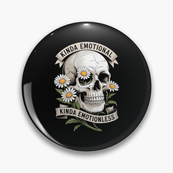 Item preview, Kinda Emotional Kinda Emotionless Mental Health designed and sold by CookWorldLaughs.