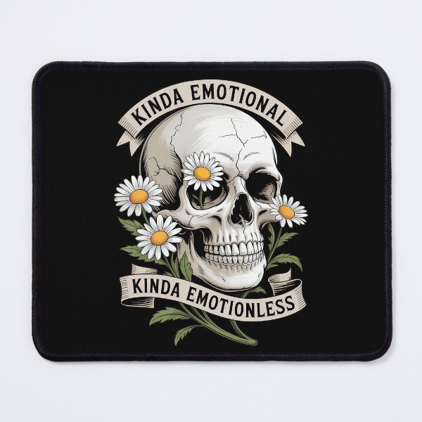 Item preview, Kinda Emotional Kinda Emotionless Mental Health designed and sold by CookWorldLaughs.