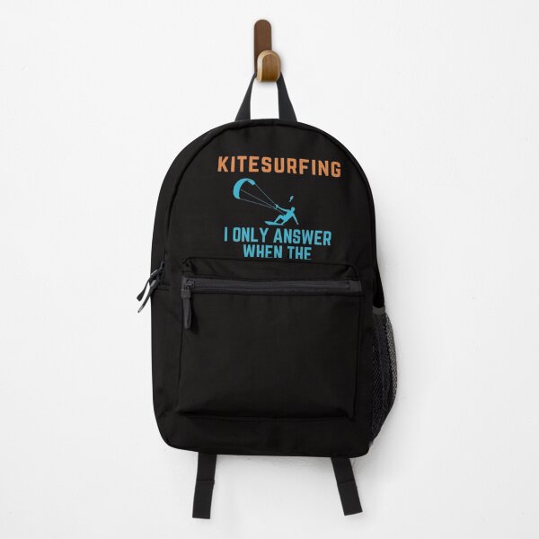 Item preview, KITESURFING I Only Answer When the Wind Calls  Funny Kiteboarding T-Shirt  Wingfoiling Extreme Sport Surf Ocean Waves  designed and sold by MojNetSerwis WWK.