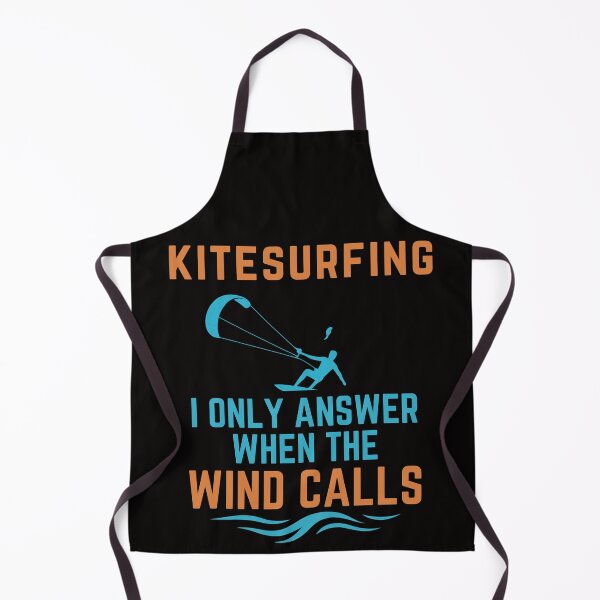 Item preview, KITESURFING I Only Answer When the Wind Calls  Funny Kiteboarding T-Shirt  Wingfoiling Extreme Sport Surf Ocean Waves  designed and sold by MojNetSerwis WWK.