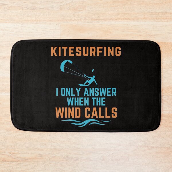 Item preview, KITESURFING I Only Answer When the Wind Calls  Funny Kiteboarding T-Shirt  Wingfoiling Extreme Sport Surf Ocean Waves  designed and sold by MojNetSerwis WWK.