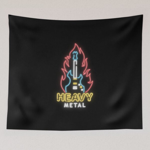 Item preview, Heavy Metal Neon designed and sold by NickTaroDesign.