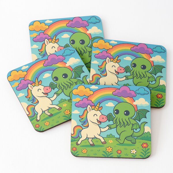 Item preview, Cthulhu with Unicorn designed and sold by CatManDrew.
