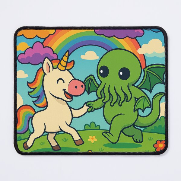 Item preview, Cthulhu with Unicorn designed and sold by CatManDrew.