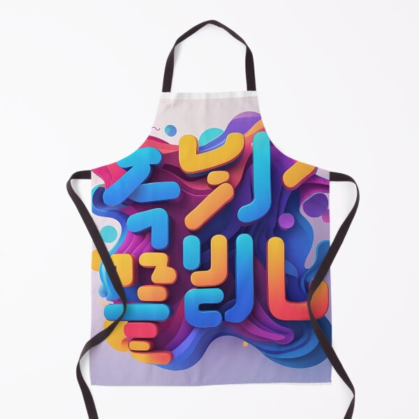 Item preview, Broken Hangul Typography Pattern designed and sold by MIKIJUJU.