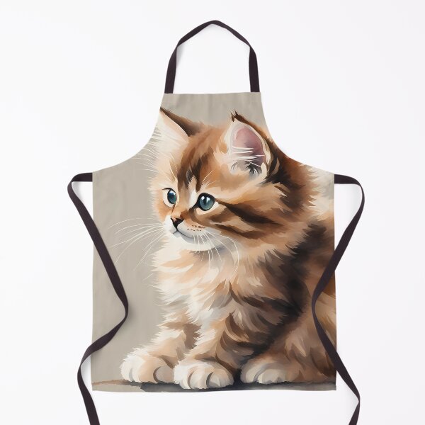Item preview, Cute Brown Fluffy Kitten designed and sold by CalmnessbyChoice.