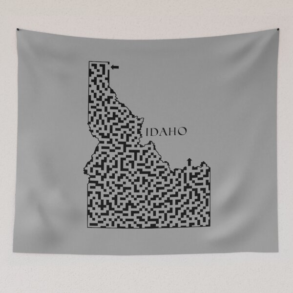 Item preview, Idaho State Outline Maze & Labyrinth designed and sold by gorff.