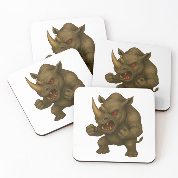 Item preview, Angry Rhino – Fierce Beast Warrior designed and sold by SlomianyPisarz.