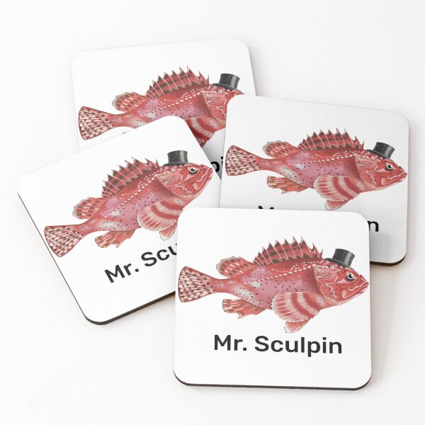 Item preview, Mr. Sculpin Fish with Top Hat designed and sold by Krokoneil.
