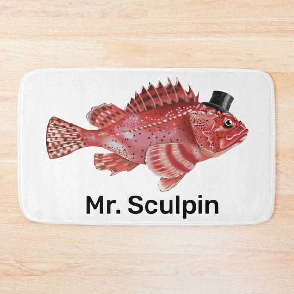 Item preview, Mr. Sculpin Fish with Top Hat designed and sold by Krokoneil.