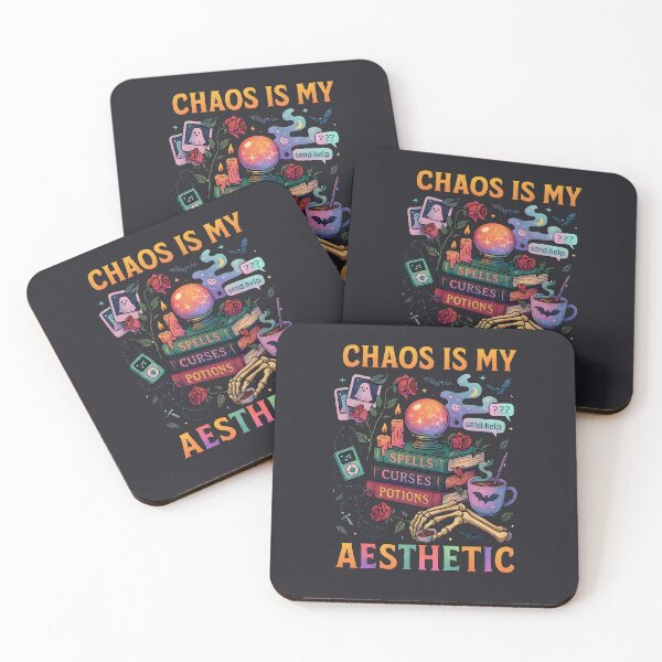 Item preview, Chaos Is My Aesthetic Color Collage designed and sold by Ironicdoll.