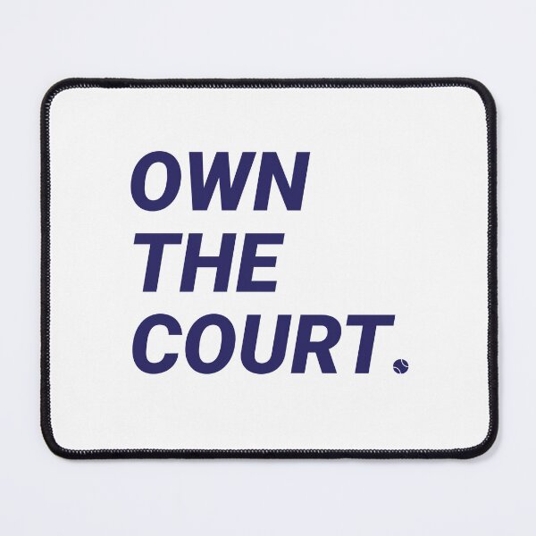 Item preview, Own The Court – Motivational Court Sports Typography Design designed and sold by Schmoopshipops.