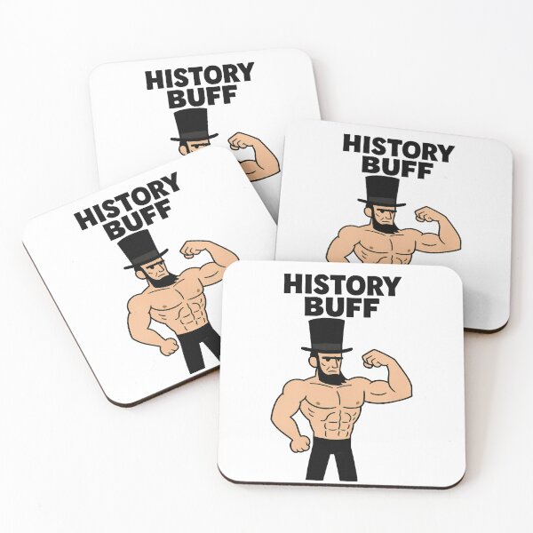 Item preview, History Buff – Abraham Lincoln Funny Gym Poster designed and sold by Enea Kelo.