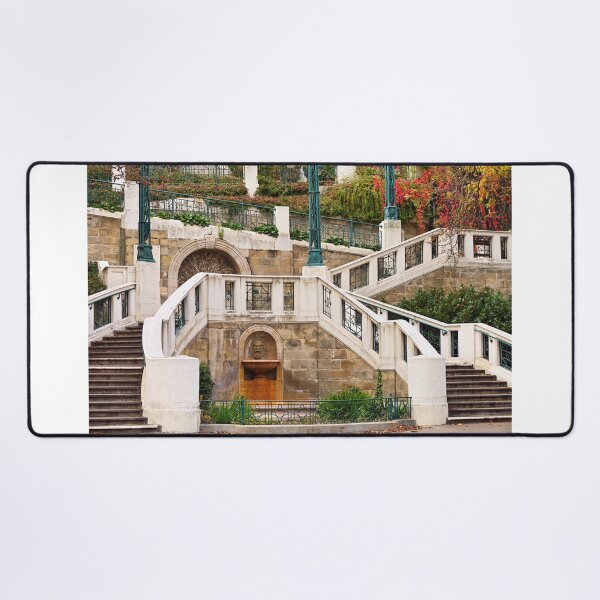 Item preview, Strudlhofstiege an old staircase in Vienna, autumn season designed and sold by goceris.