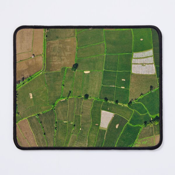 Item preview, Top Down Drone View of Lush Rice Fields in Tetebatu, Lombok designed and sold by mattryanphoto.