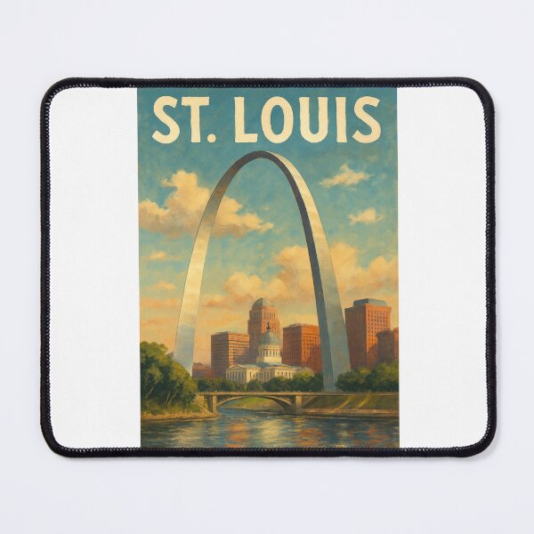 Item preview, St. Louis Missouri – Gateway Arch and Old Courthouse designed and sold by Aryabek.