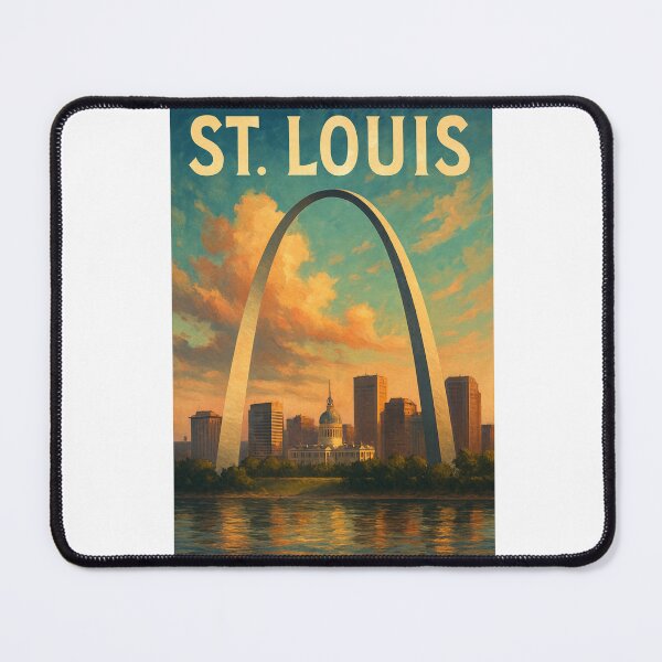 Item preview, St. Louis – Sunset View of the Gateway Arch designed and sold by Aryabek.