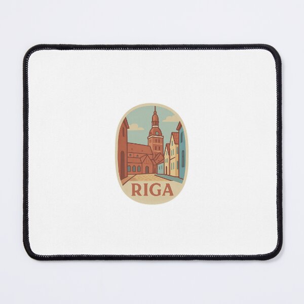 Item preview, Riga Latvia Old Town St. Peter's Church designed and sold by M4nulas.