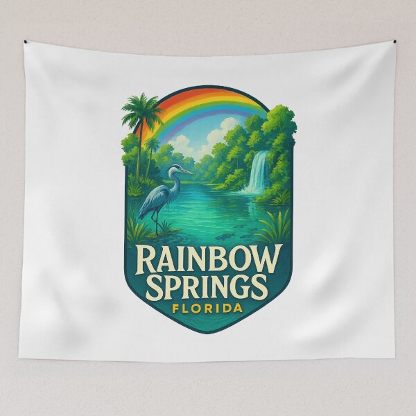 Item preview, Rainbow Springs Florida – Waterfall and Wildlife designed and sold by Aryabek.