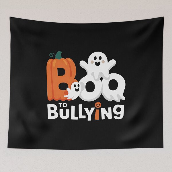 Item preview, Boo to Bullying Halloween Unity Day - It's the perfect gift for anti-bullying advocates and Halloween lovers. designed and sold by ZyziowskyArt.