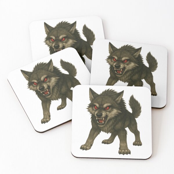 Item preview, Angry Wolf – Fierce Predator designed and sold by SlomianyPisarz.