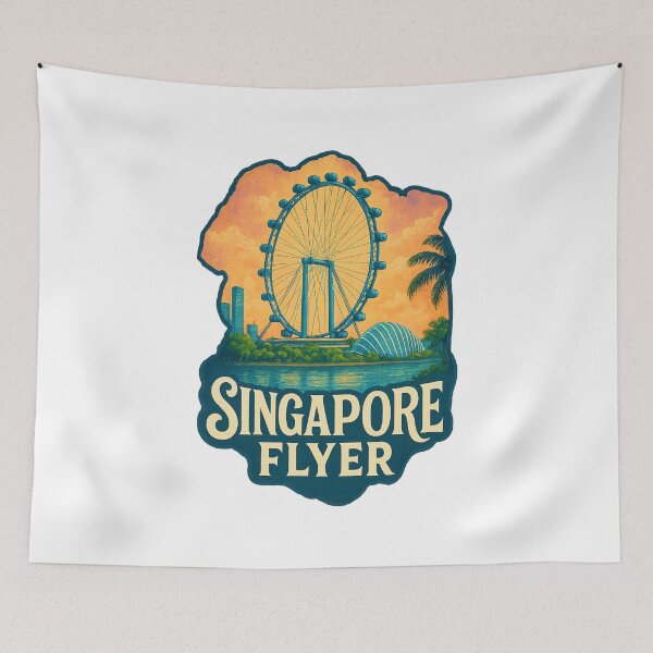 Item preview, Singapore Flyer – Marina Bay with Gardens by the Bay designed and sold by Aryabek.