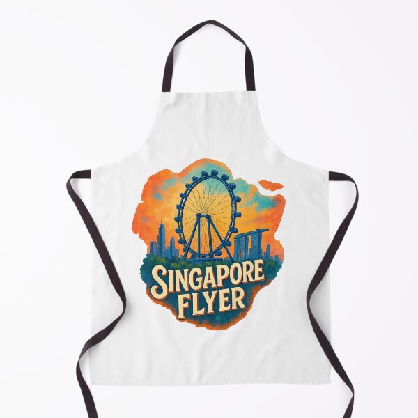 Item preview, Singapore Flyer – Skyline Sunset with Marina Bay Sands designed and sold by Aryabek.