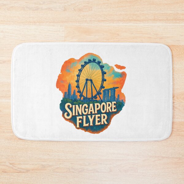 Item preview, Singapore Flyer – Skyline Sunset with Marina Bay Sands designed and sold by Aryabek.